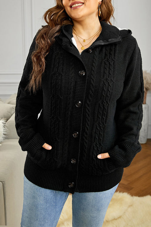 Carol Sweater Jacket in Black