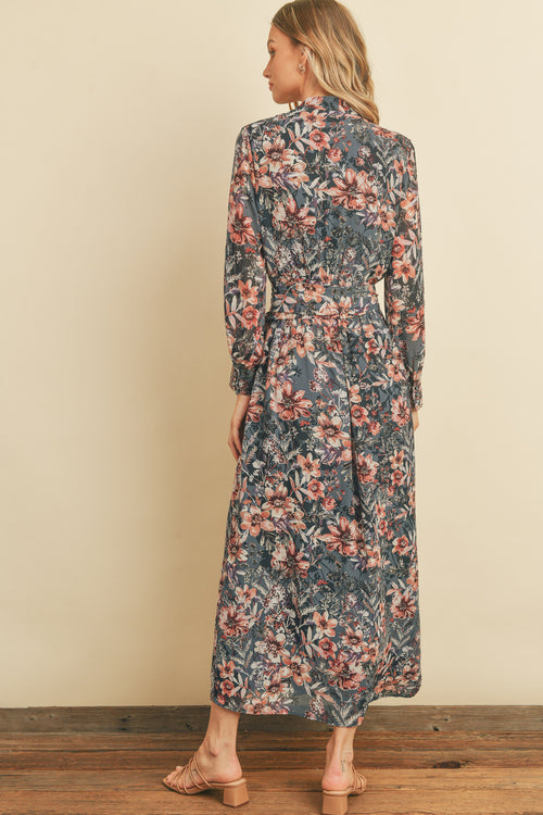 Meadow Muse Midi Wrap Dress