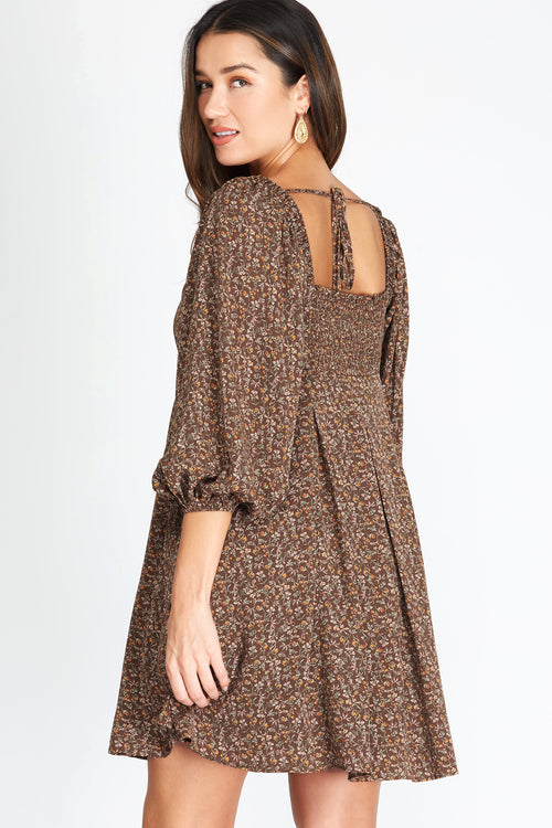 Fawn Florals Dress