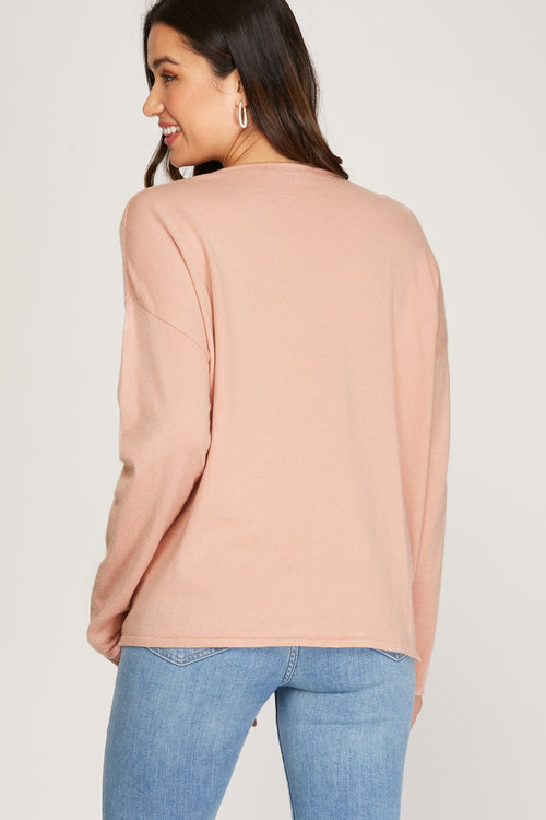 Blush Bloom Sweater