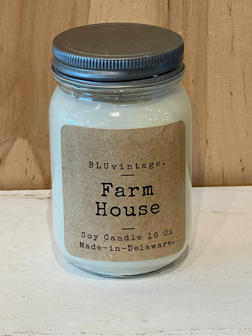 Blu Candle Farm House Scent