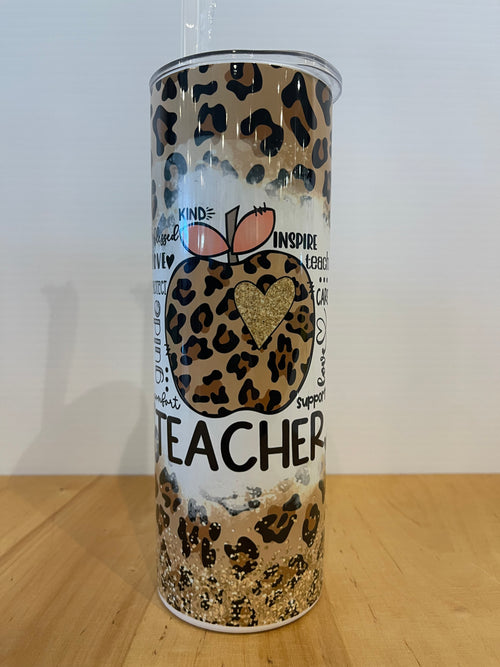 Leopard Teacher Daria Tumbler Cup