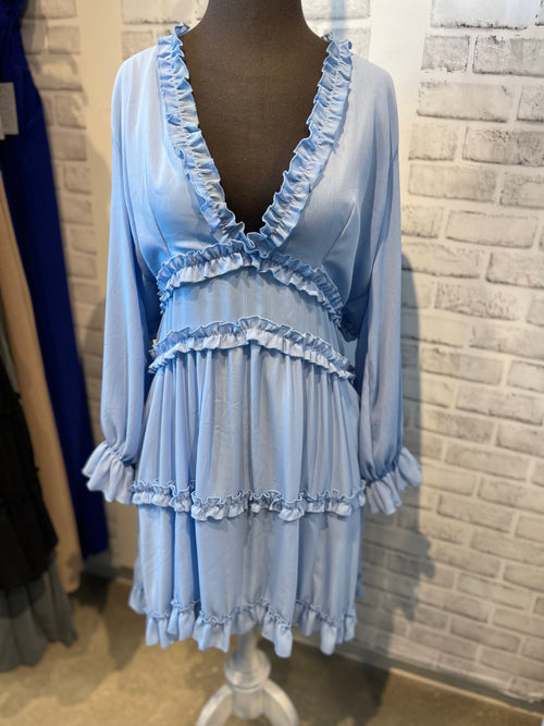 Piper Dress in Baby Blue