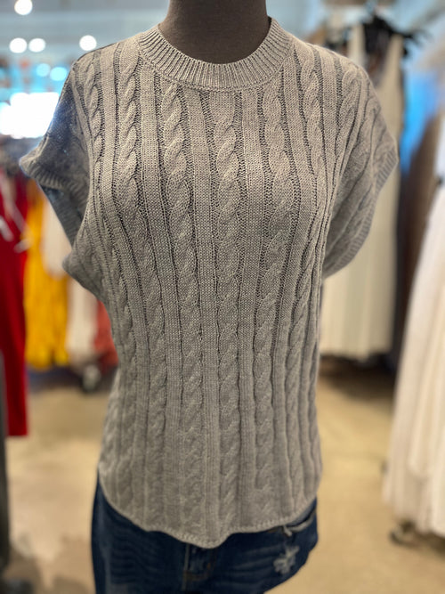 Eden Knit Sweater In Grey