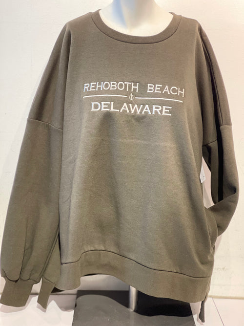 Rehoboth Crewneck In Olive