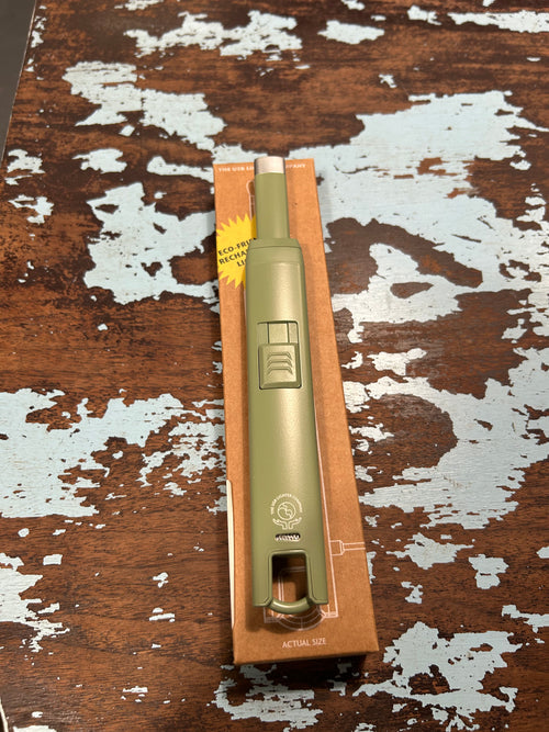 USB Lighter in Olive Green