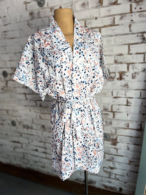 Heather Kimono Shirt Dress