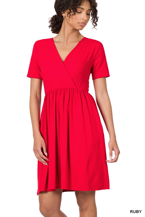 Serena Soft Dress in Red