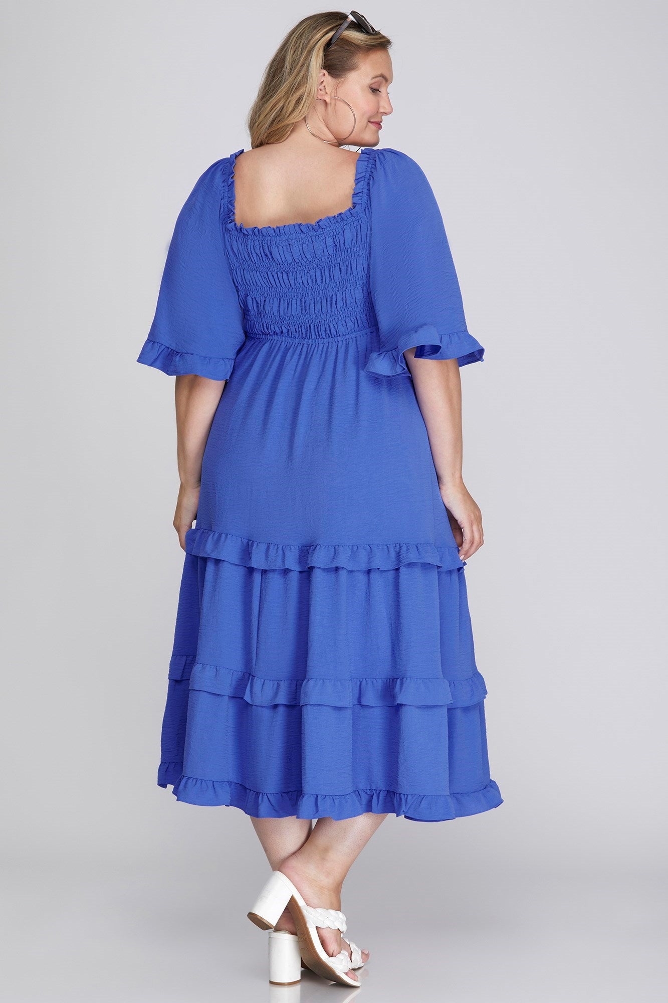 Beach Breeze Dress In Royal Blue – BLUvintage