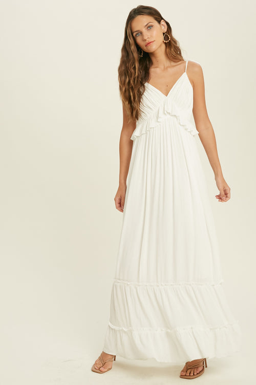 Privy Maxi Dress in White