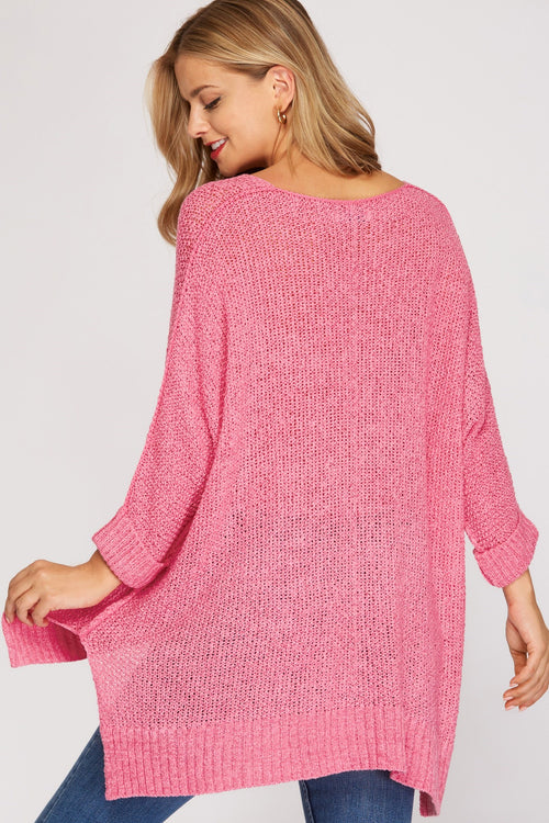 Breezy Sweater in Candy