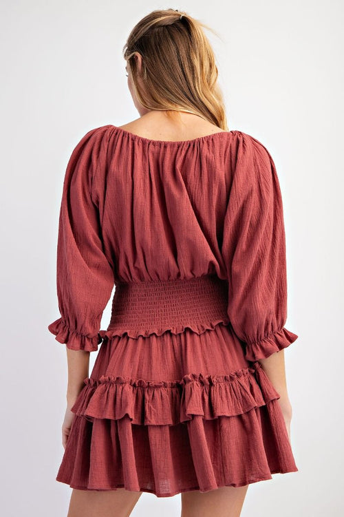 Valentina Tiered Short Dress