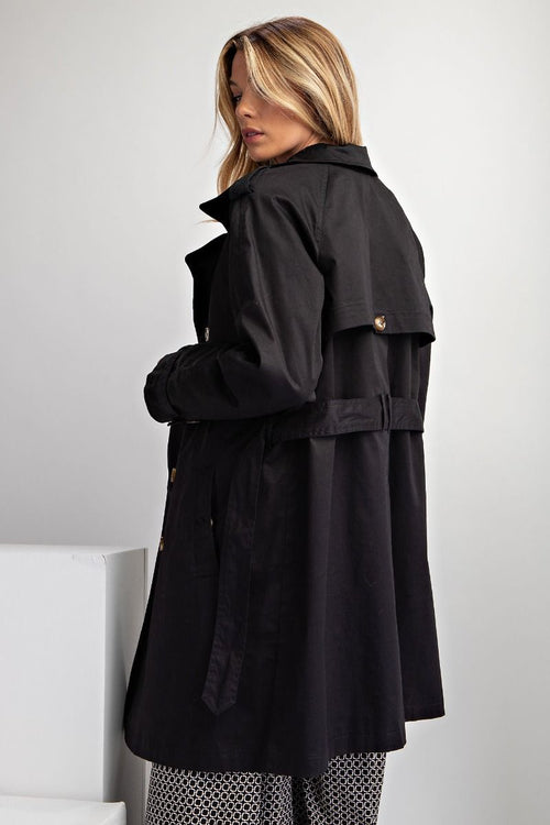 Willow Trench Coat In Black