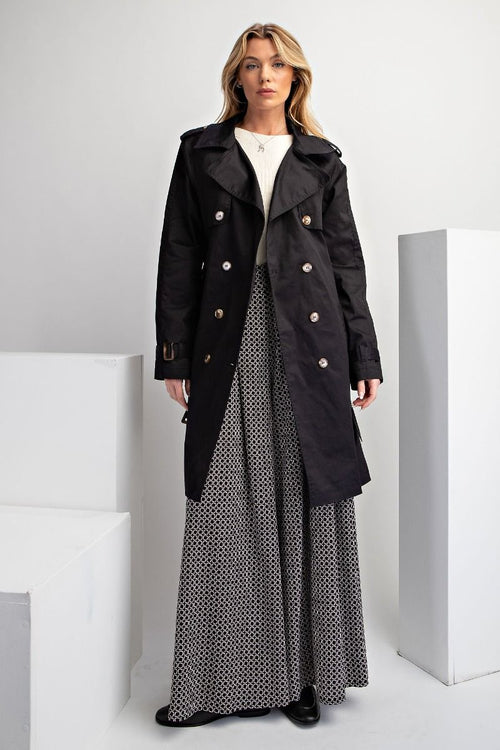 Willow Trench Coat In Black