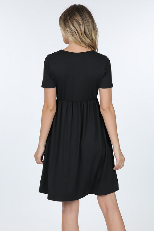 Serena Soft Dress in Black
