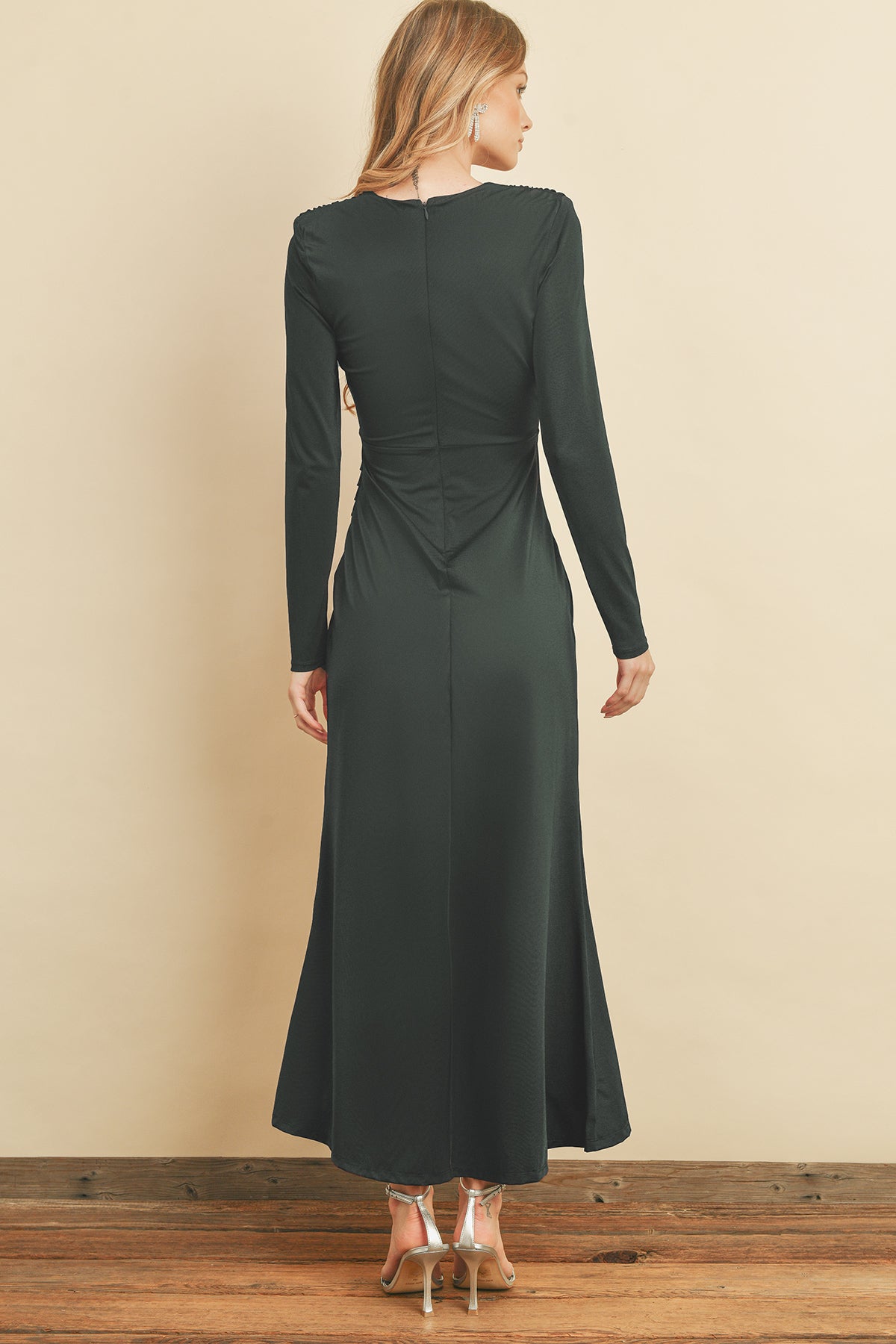 Celine Maxi Dress in Dark Sapphire