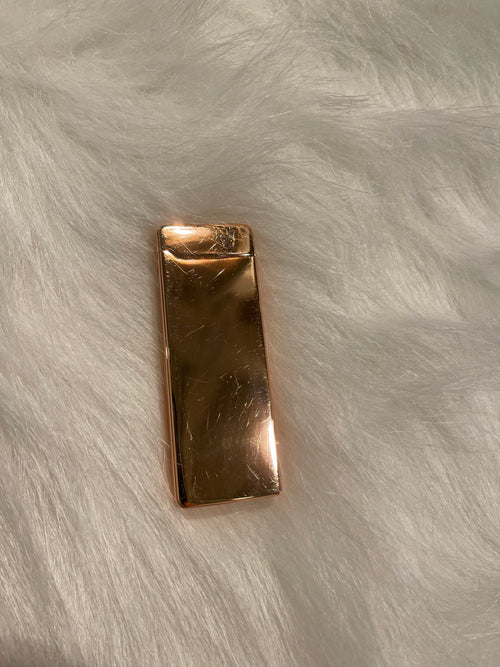USB Slim Double Arc Lighter in Rose Gold