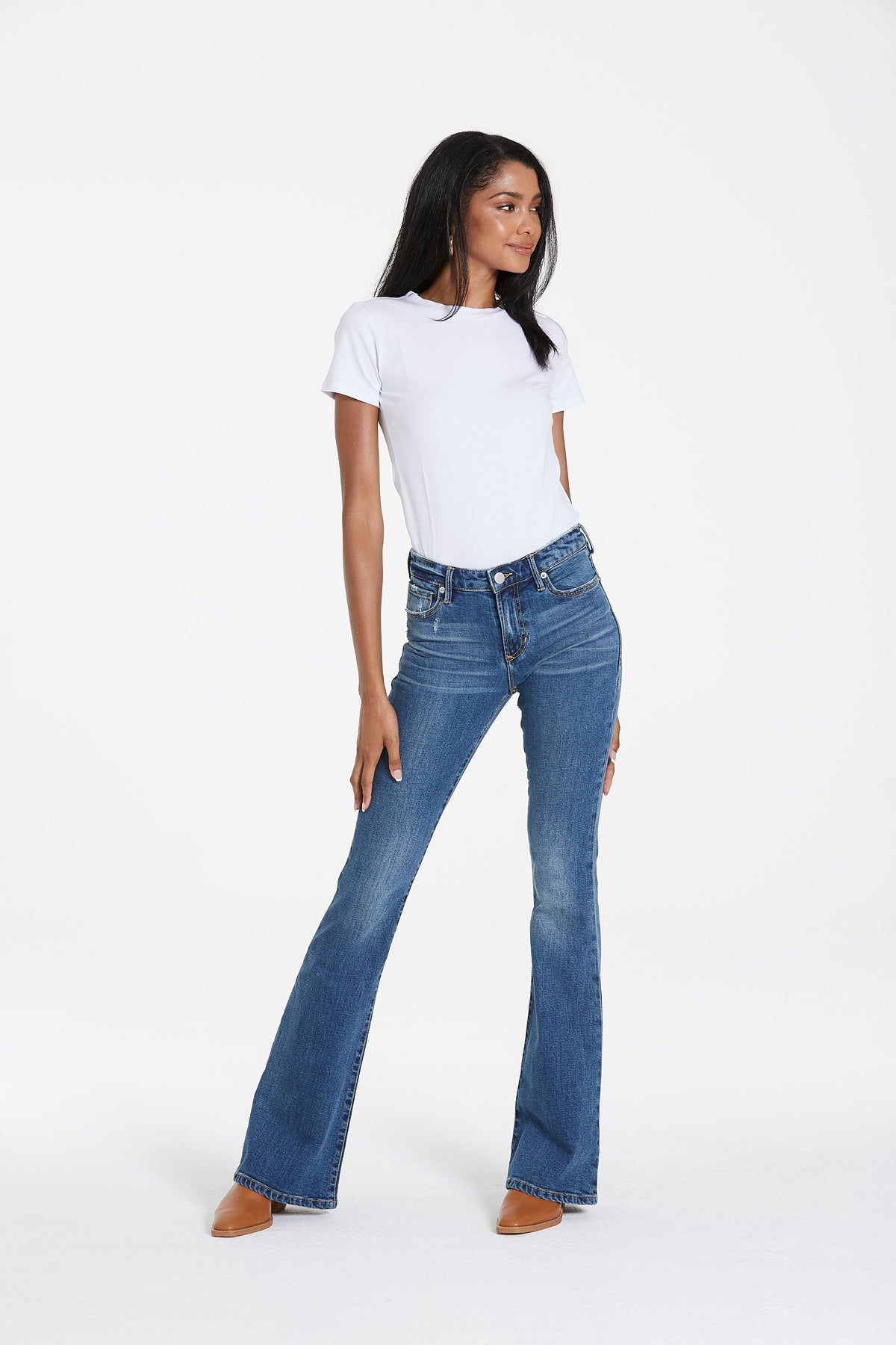 Ross High Rise Flare Jean – BLUvintage