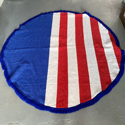 Patriotic Circle Blanket