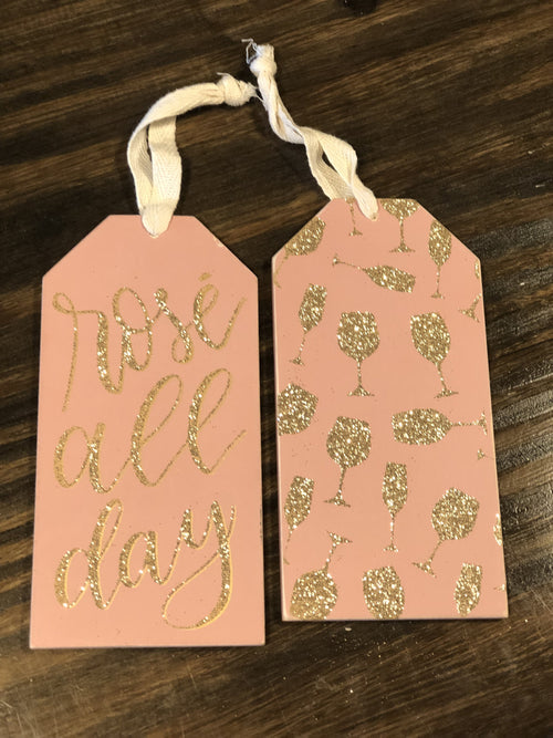 Rose All Day Bottle Tag