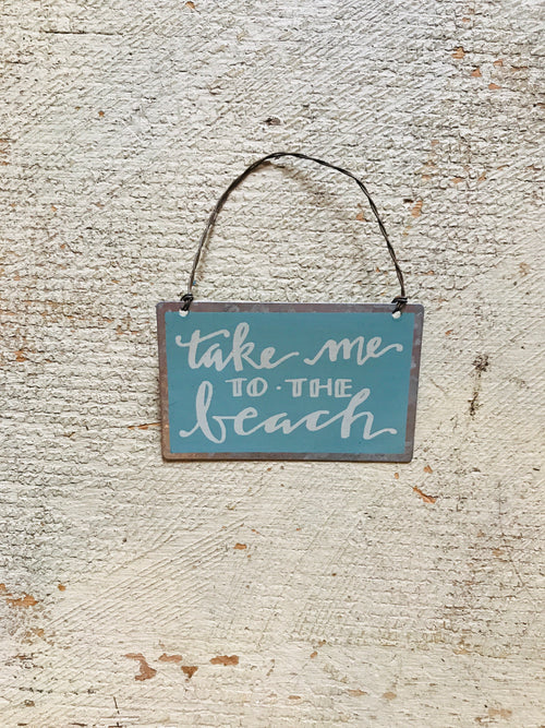 Take Me To The Beach Bottle Tag
