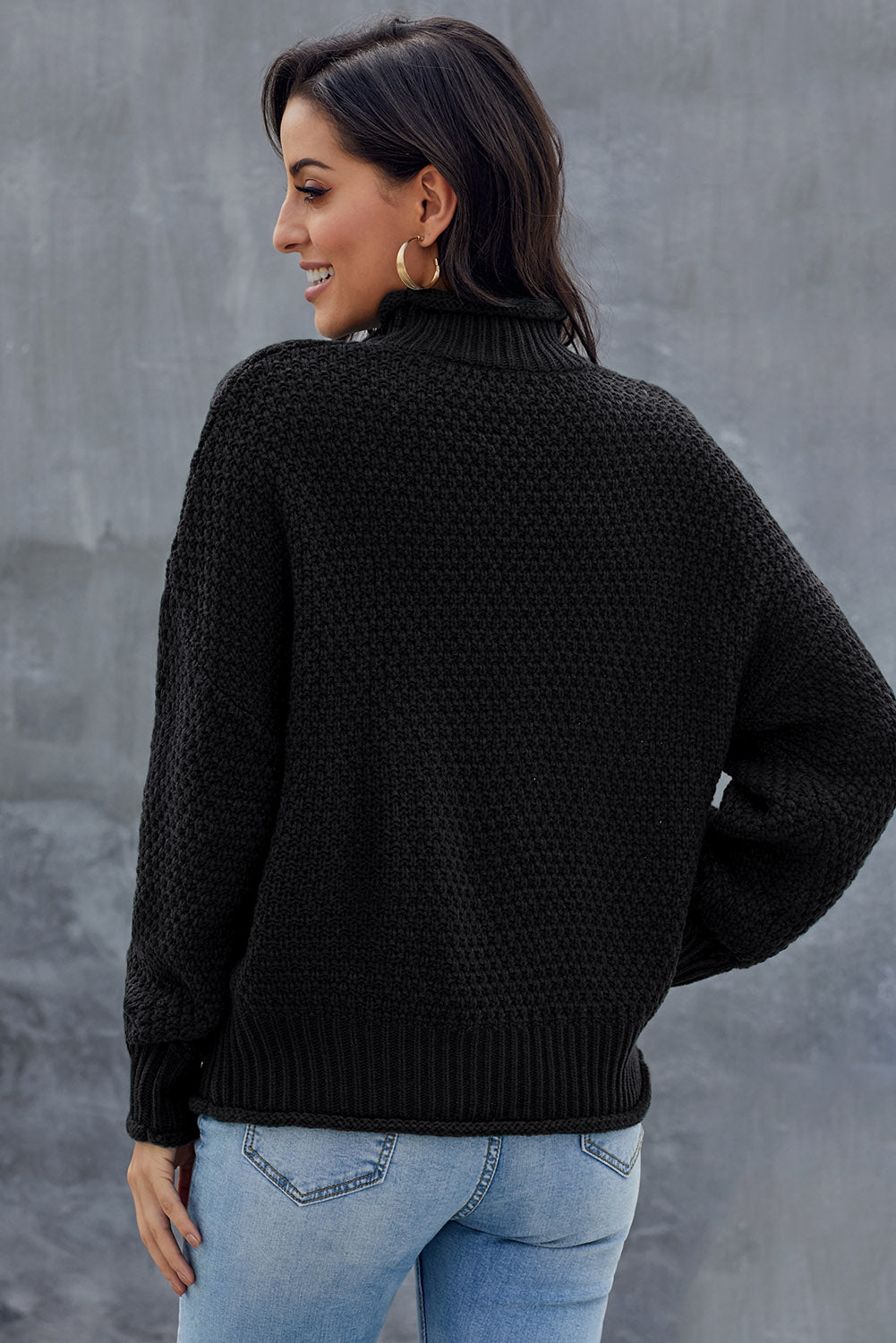 Claudia Knit Sweater In Black