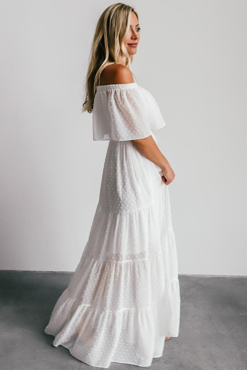 Harper Maxi Dress in White