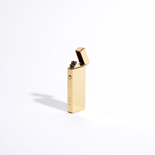 USB Slim Double Arc Lighter in Gold