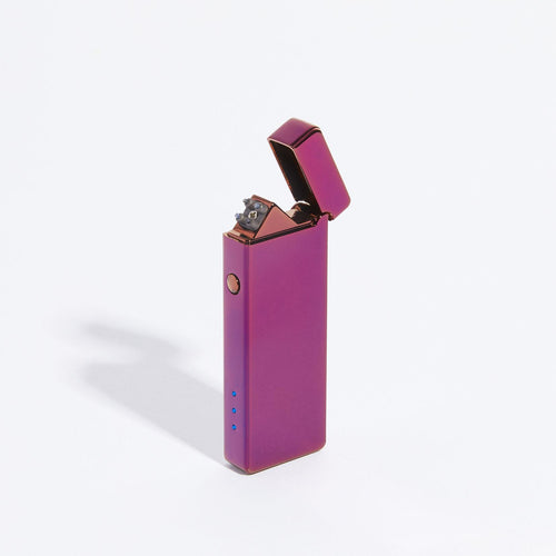 USB Slim Double Arc Lighter in Grape