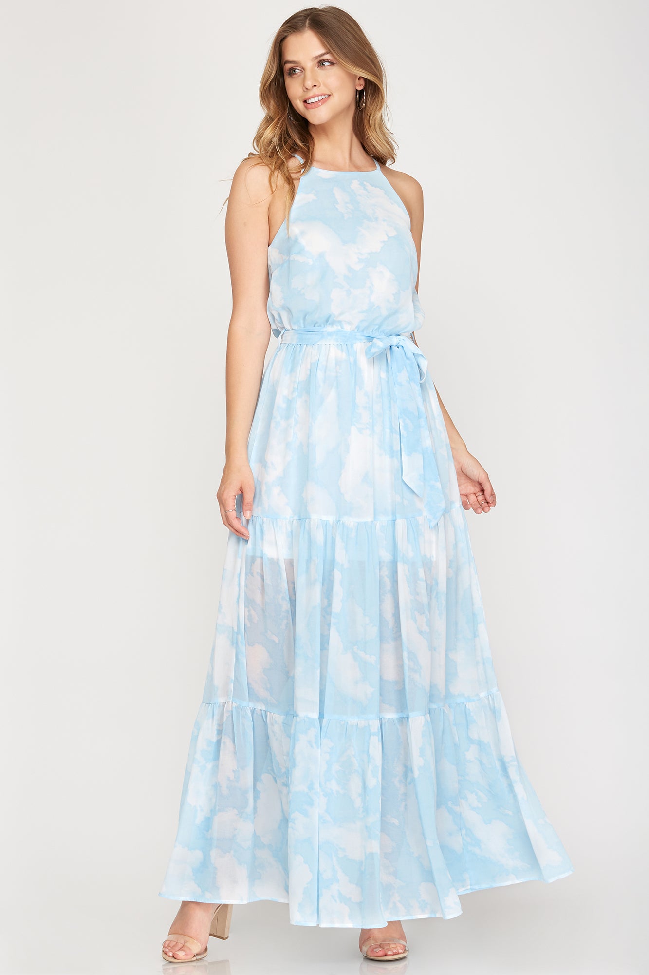 Spring Maxi Dress in Blue – BLUvintage
