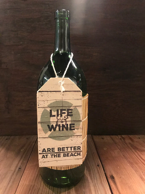 Beach House Bottle Tag