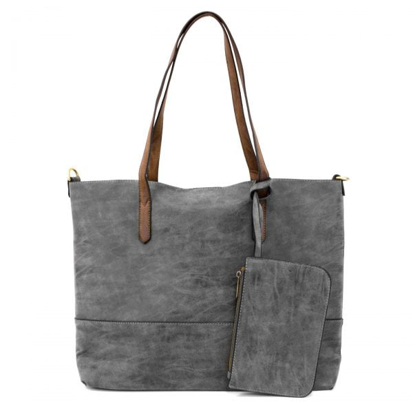 Bradey 3 in 1 Tote in Brushed Charcoal